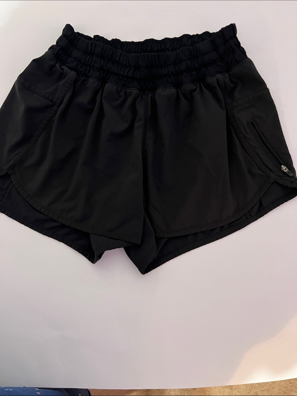 Lululemon Women's Black Athletic Track Running Shorts Size XS